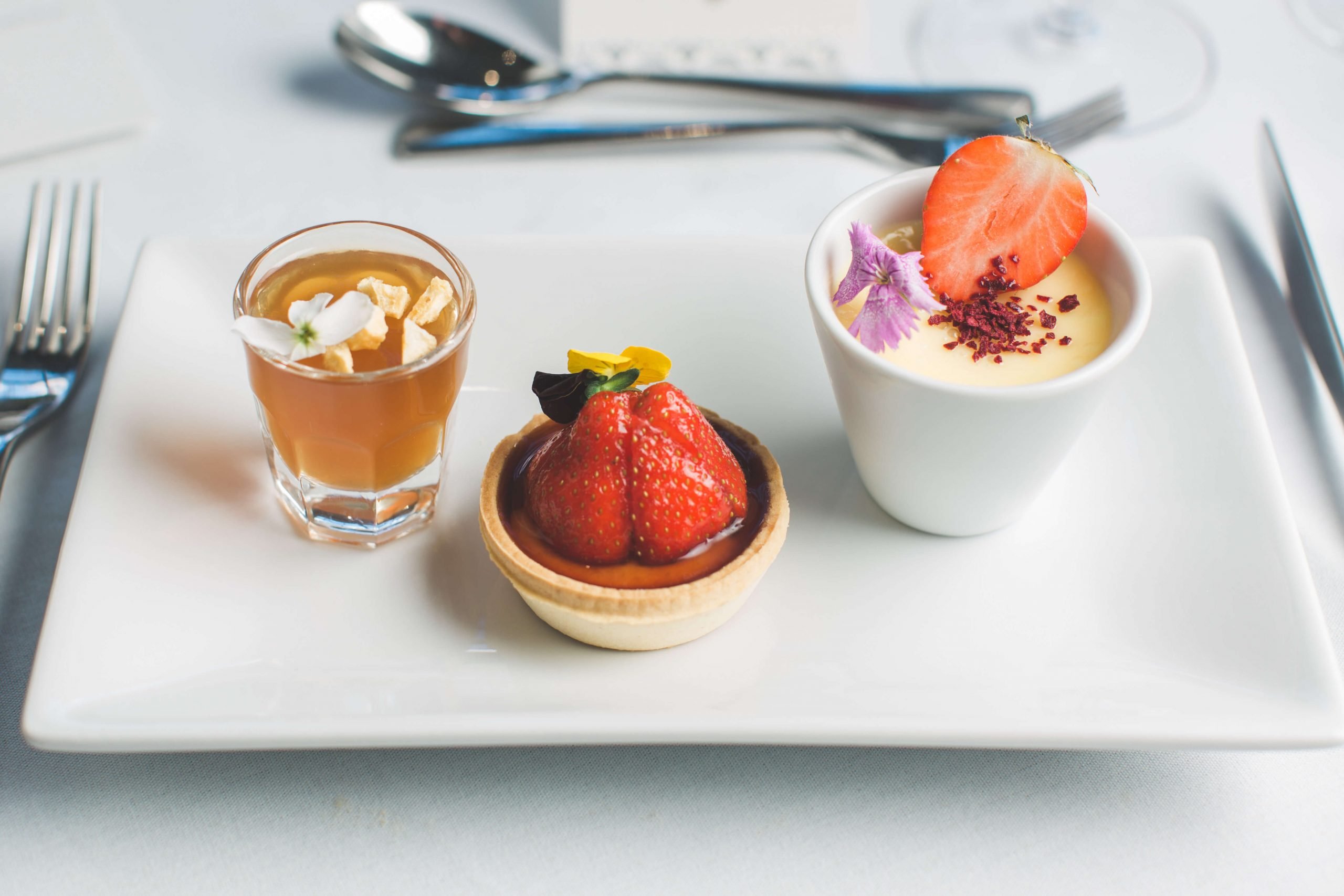 Trio of Desserts at Swynford Manor